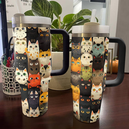 Shineful Tumbler Stubborn Cats