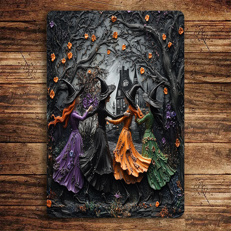 Shineful 2D Flat Print Metal Sign Beautiful Witchy Woman