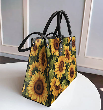 Shineful Leather Bag Sunflower Slumber