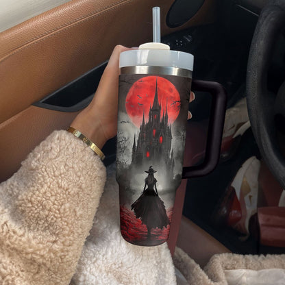 Château d'Halloween Shineful Tumbler