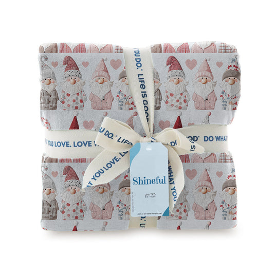 Shineful Fleece Blanket Pretty Gnomes