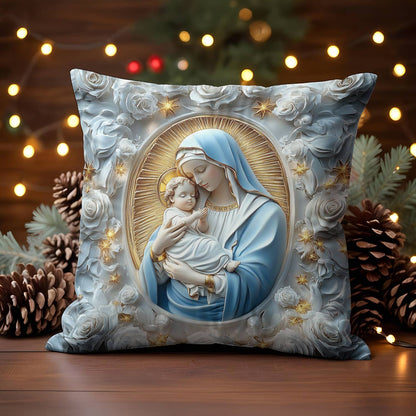 Shineful 2D Print Cushion Cover, Pillowcase, Pillows Covers Mother's Embrace Marian