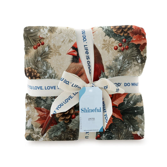 Couverture polaire Shineful Winter Cardinal Elegance