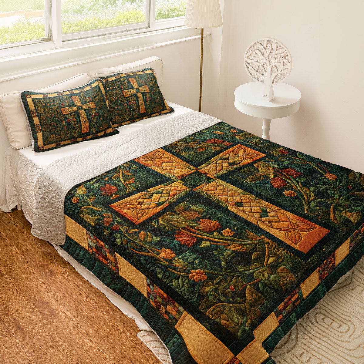 Shineful All Season Quilt 3-Piece Set Faithful Roots