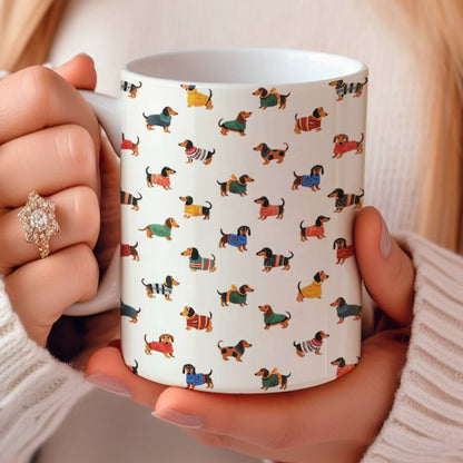 Shineful Ceramic Mug Dachshund cute