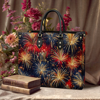 Shineful Leather Bag Firework Glam