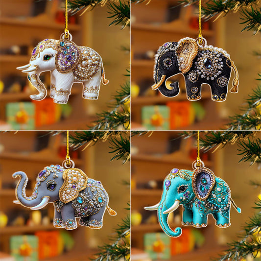 Shineful 2D Acrylic Ornament Twinkling Elephant