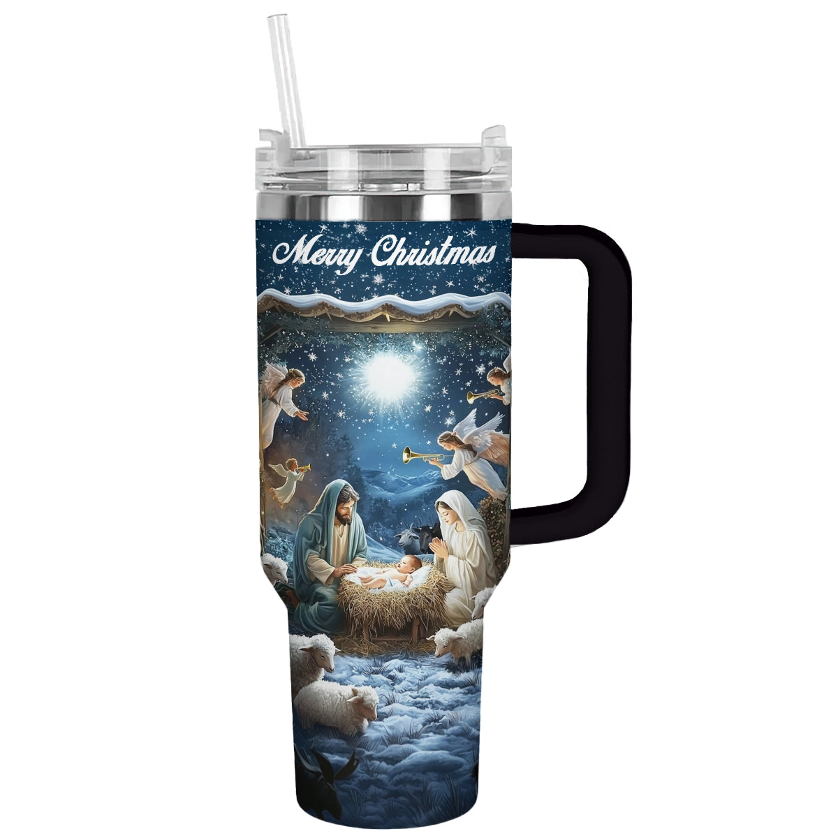 Shineful Tumbler Nativity Blessing Silence Night