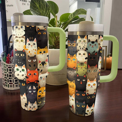 Shineful Tumbler Stubborn Cats