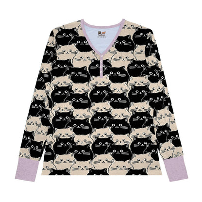 Shineful Pajama Sets Cute Fat Cats