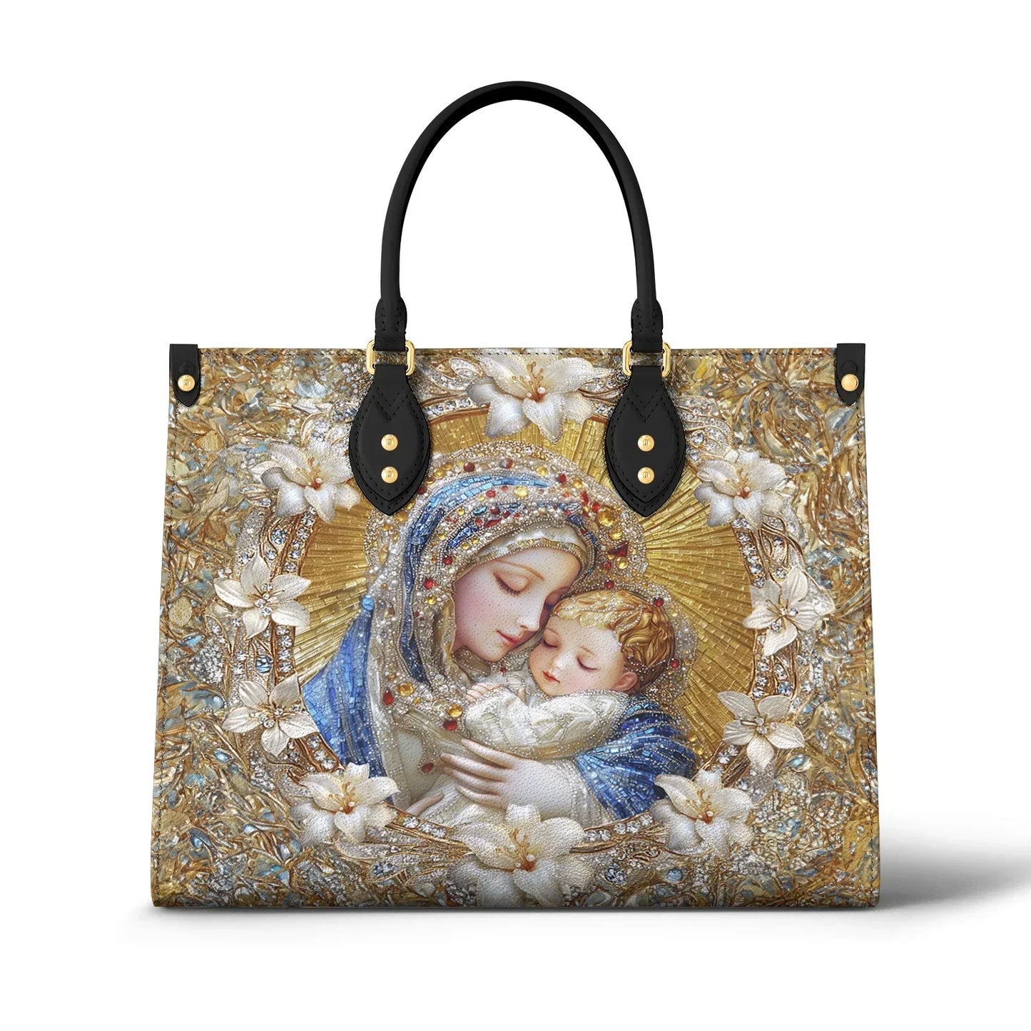 Sac en cuir brillant Holy Embrace