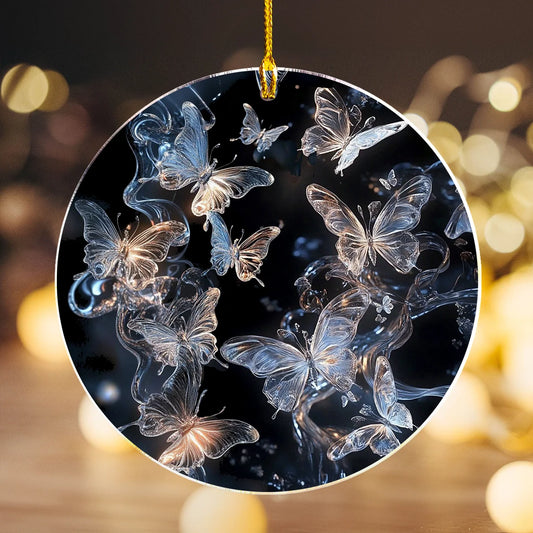 Shineful Acrylic Ornament Midnight Butterfly Glow