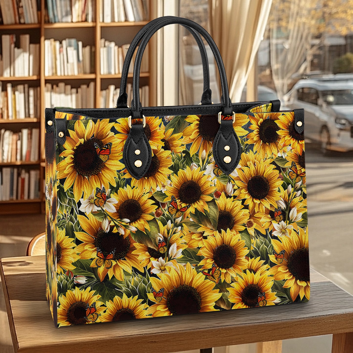 Shineful Leather Bag Shine Gorgeous Sunflower