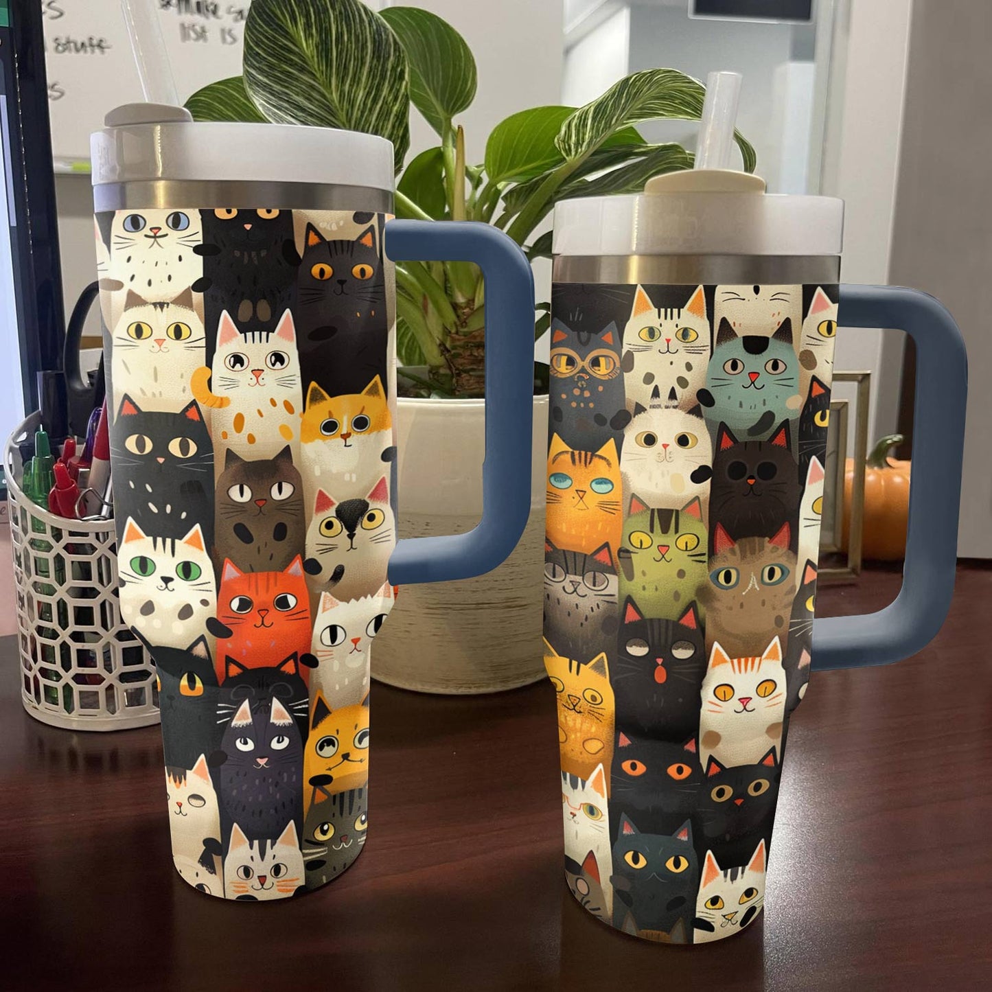 Shineful Tumbler Stubborn Cats