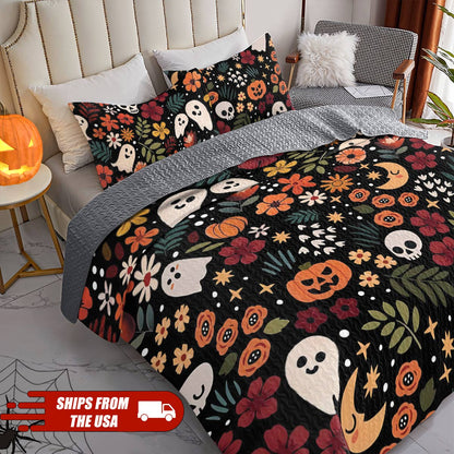 Shineful All Season Quilt 3-Piece Set Spooky Chic