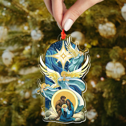 Shineful 2D Acrylic Ornament Christmas Faith