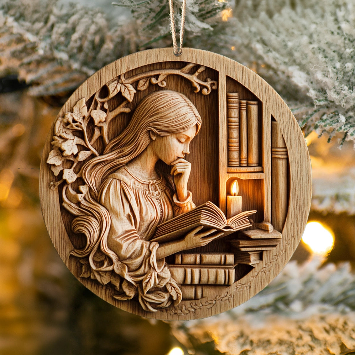 Shineful 2D Acrylic Ornament Enchanted Reader's