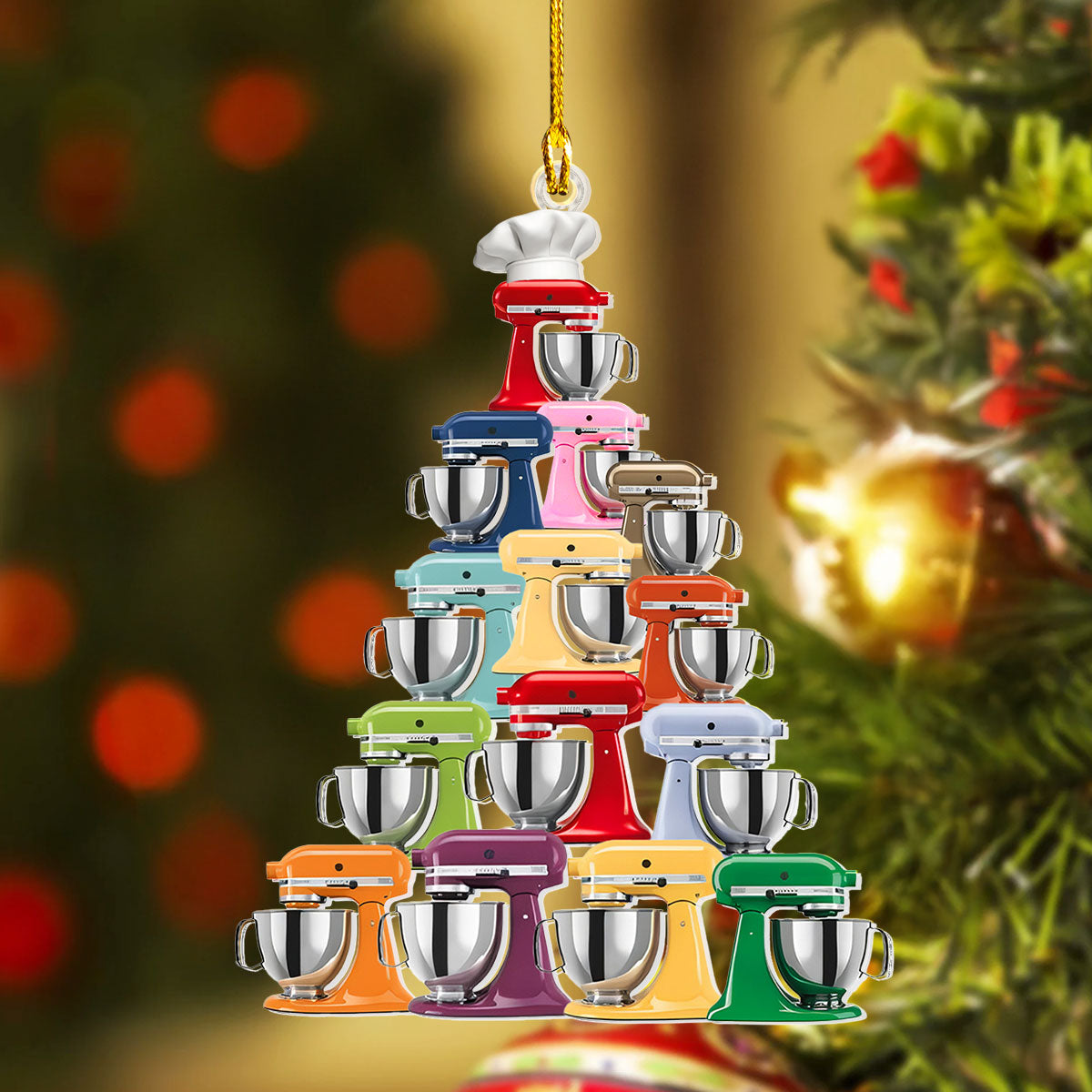 Shineful 2D Acrylic Ornament Mixer Christmas Tree