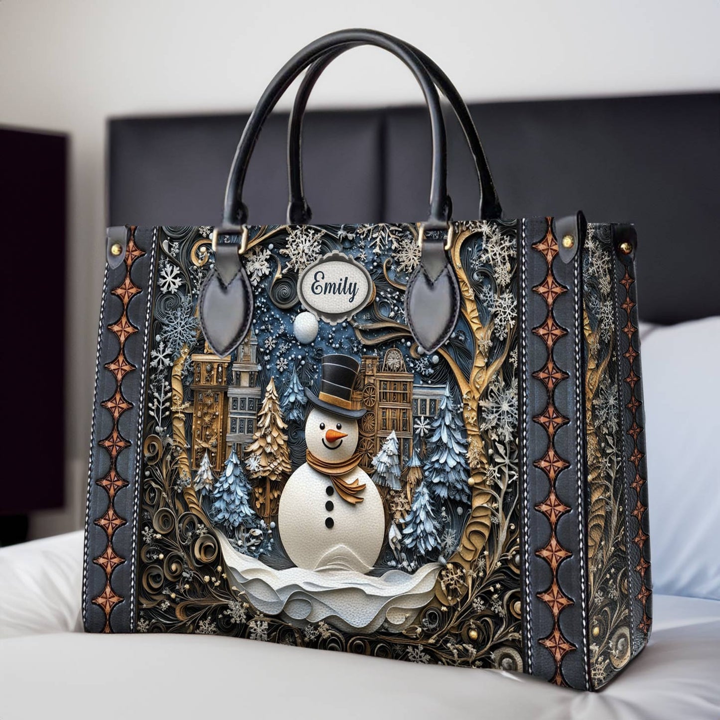 Shineful Leather Bag Frosty Night Cheer