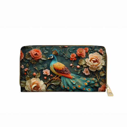 Shineful Leather Clutch Purse With Wristlet Strap Handle Timeless Splendor