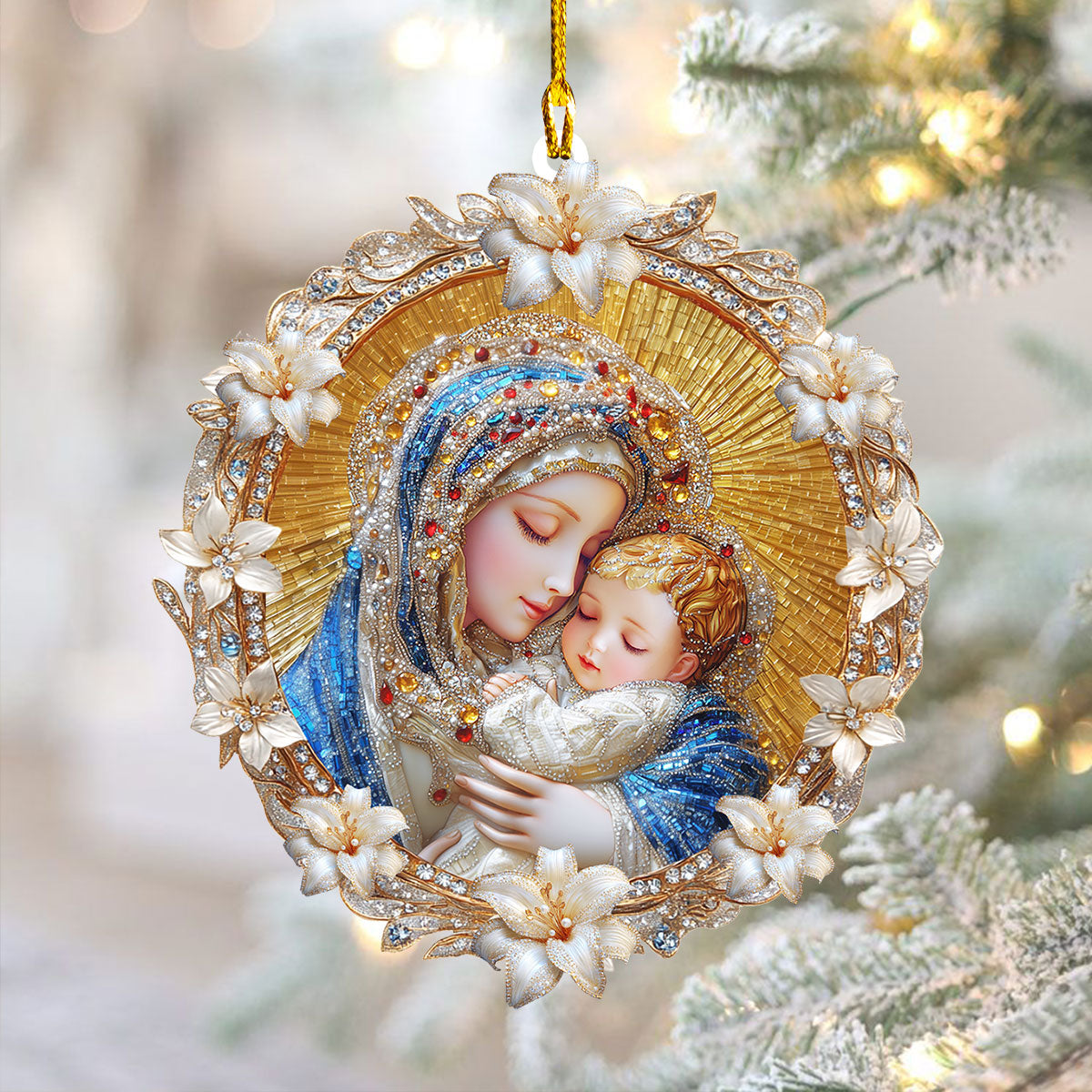 Shineful 2D Acrylic Ornament - Holy Embrace