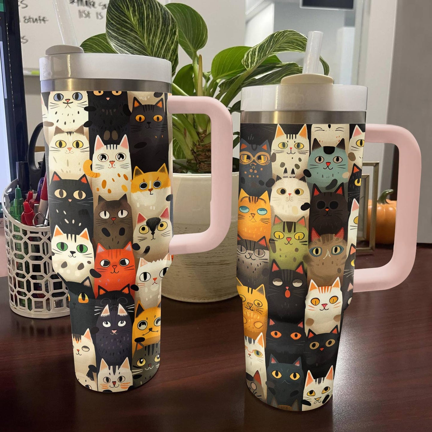 Shineful Tumbler Stubborn Cats