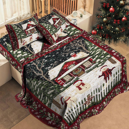 Shineful 4-Piece Bed Sheet Set Festive Frolic