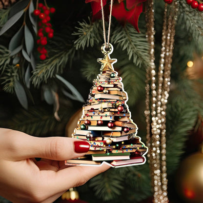 Shineful 2D Acrylic Ornament Literary Christmas