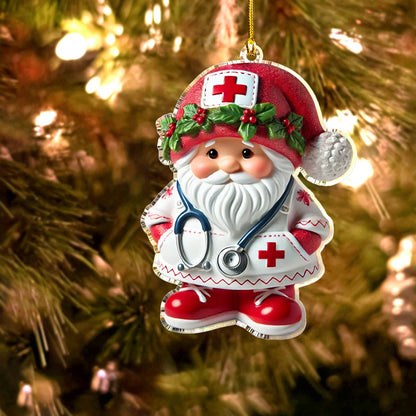 Shineful Acrylic Ornament Happy Christmas Nurse