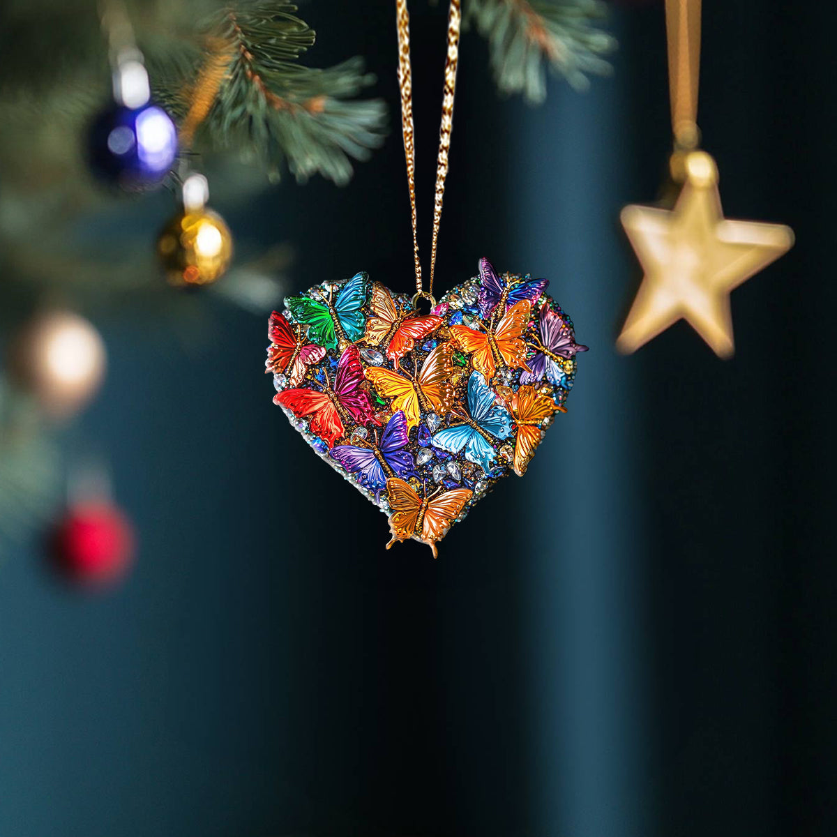 Shineful 2D Acrylic Ornament Twinkling Butterflies In My Heart Collection