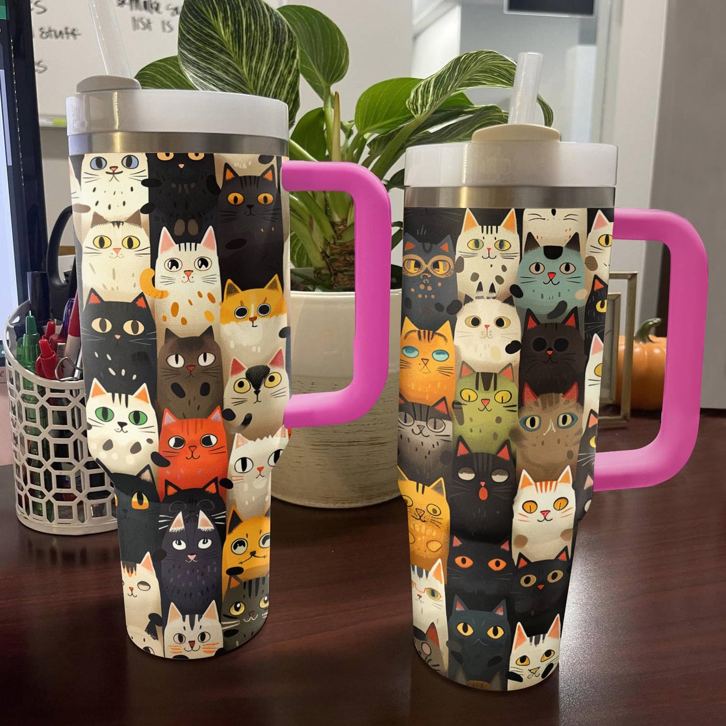 Shineful Tumbler Stubborn Cats