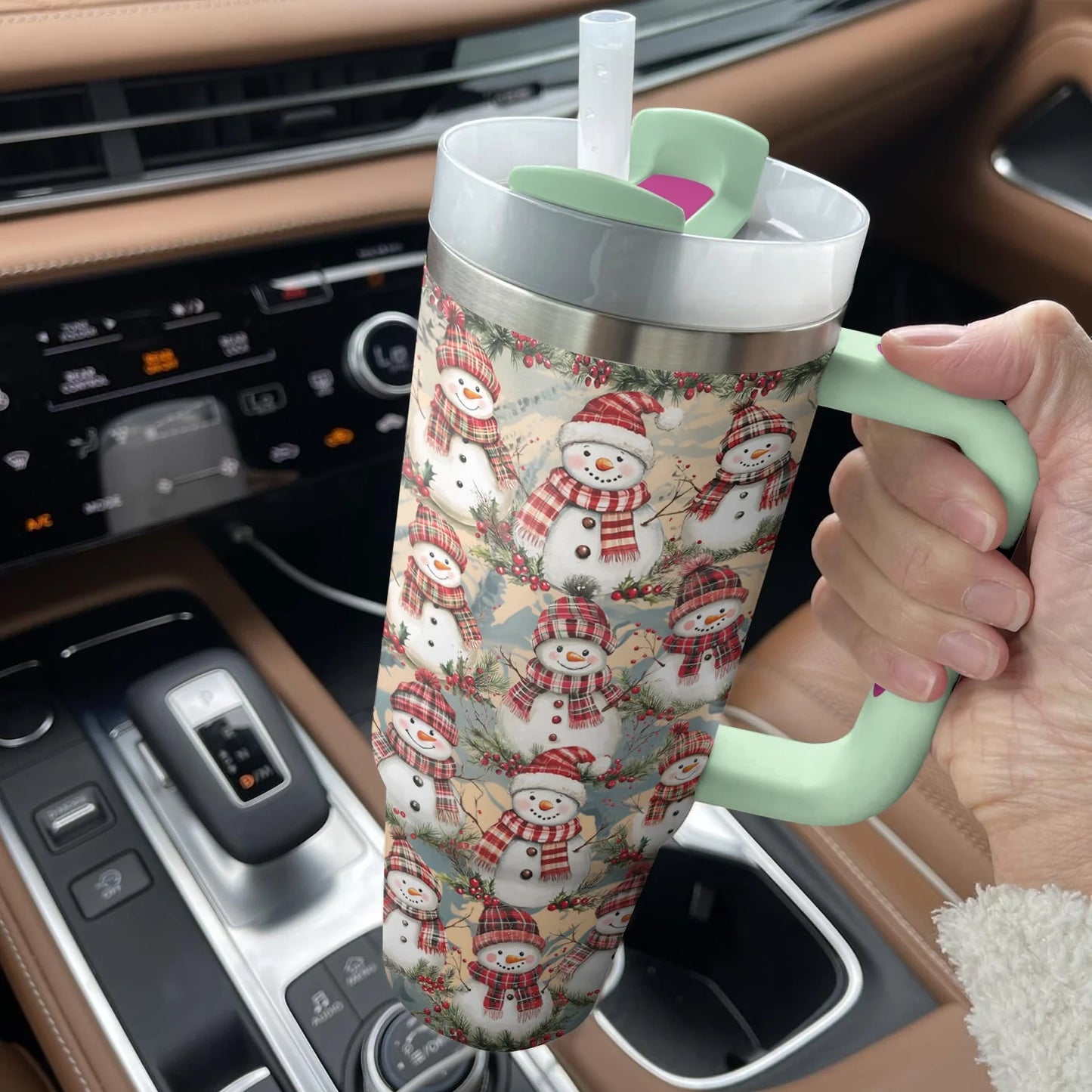 Shineful Tumbler Christmas Frosty Friends