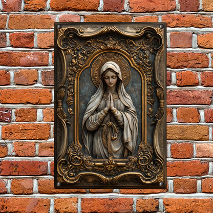 Shineful 2D Metal Sign Maria Maternal Grace