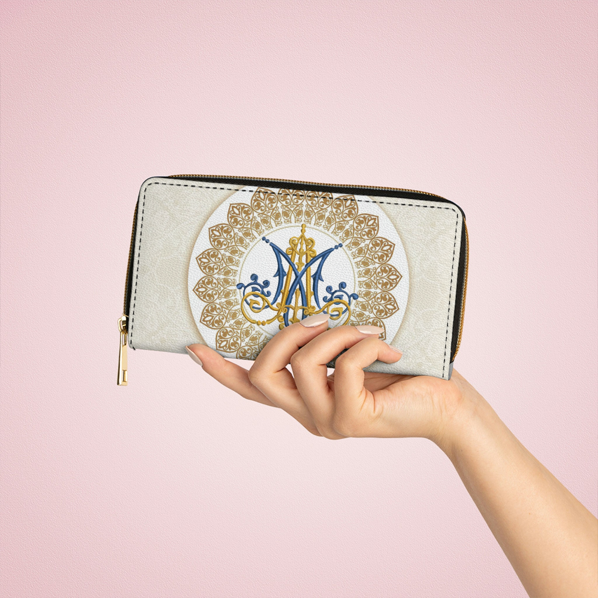 Shineful Leather Clutch Purse With Wristlet Strap Handle Divine Elegance