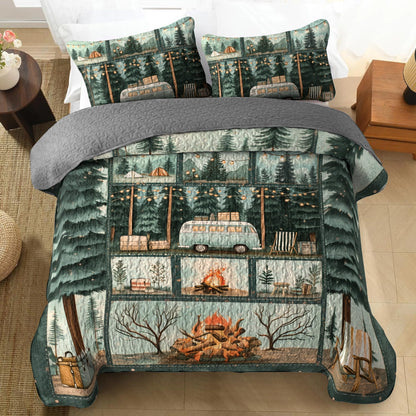 Shineful All Season Quilt 3-Piece Set - Cozy Camper's Escape