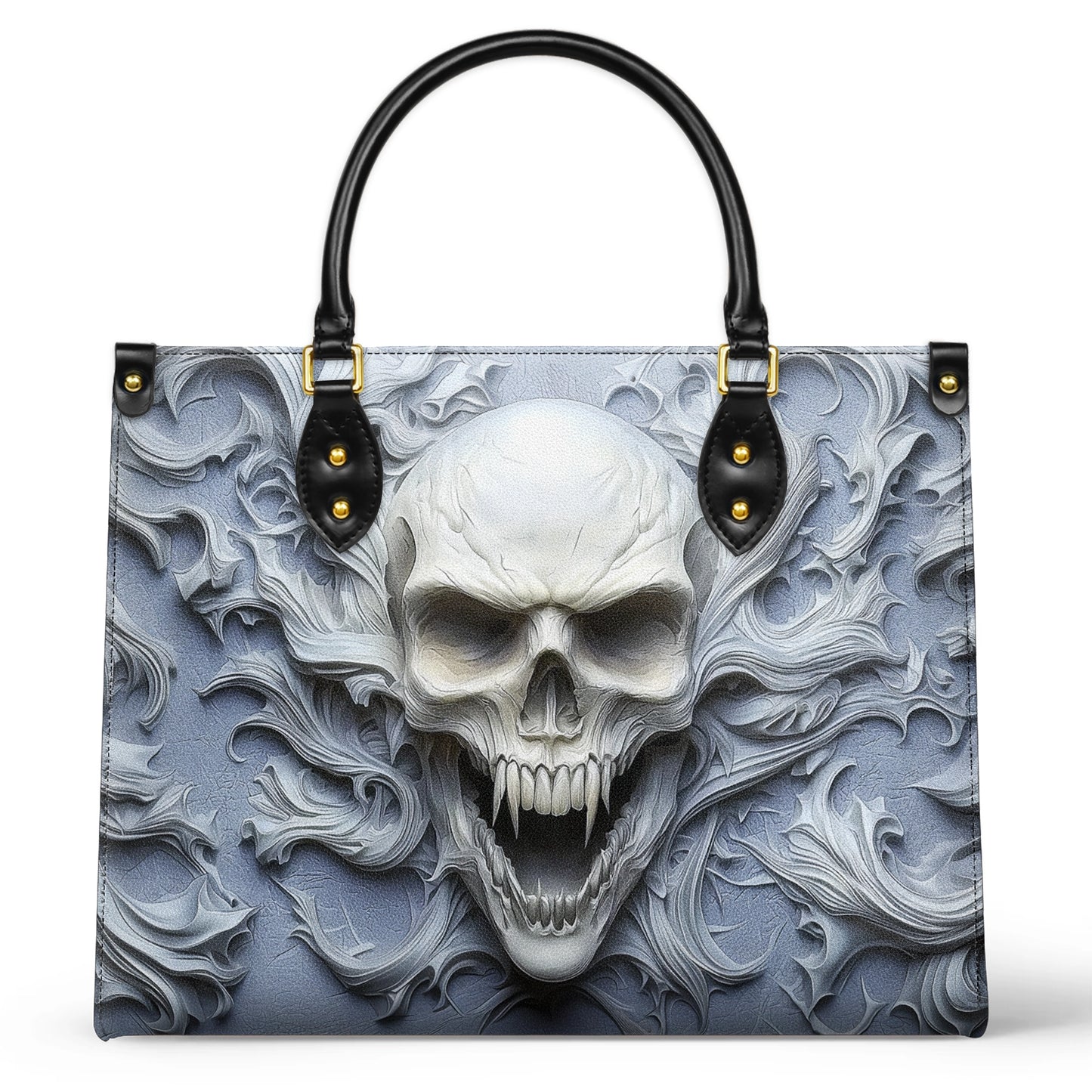 Sac en cuir brillant Skull Wraith Frost