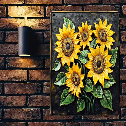 Shineful 2D Metal Sign Sunflower Bliss