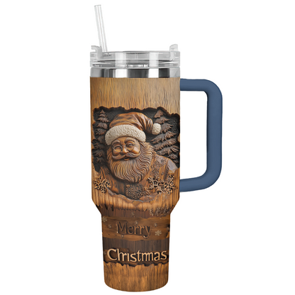 Shineful Tumbler Old World Santa