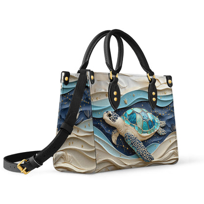 Shineful Leather Bag Celestial Sea Turtle Dreams