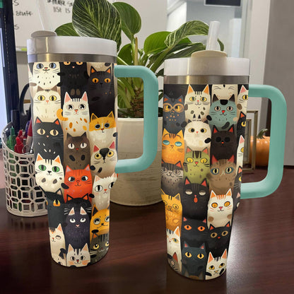 Shineful Tumbler Stubborn Cats