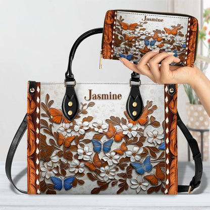 Shineful Butterfly Leather Bag A Touch of Grace