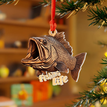 Shineful 2D Acrylic Ornament Fishing Life