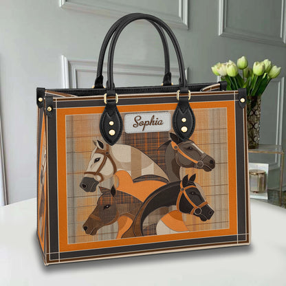 Shineful Leather Bag Horse Timeless Elegance