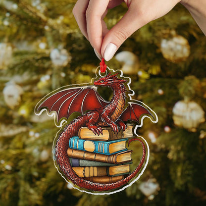 Shineful Acrylic Ornament Literary Lizard