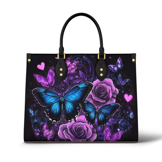 Shineful Leather Bag Enchanted Midnight Bloom