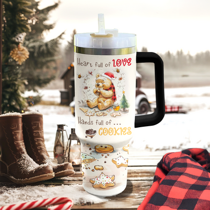 Shineful Tumbler Winnie Christmas Cookie Lover