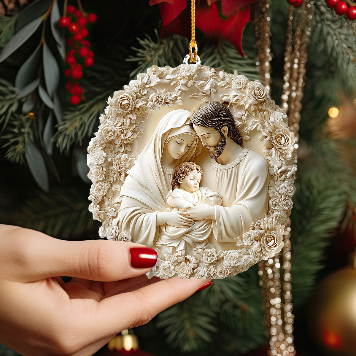 Shineful 2D Acrylic Ornament - Holy Family Harmony