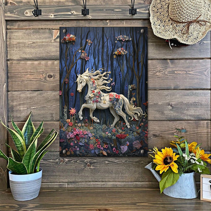 Shineful 2D Metal Sign Horse Mystical Equine Dreams