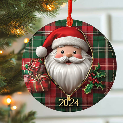 Shineful 2D Acrylic Ornament Merry Santa