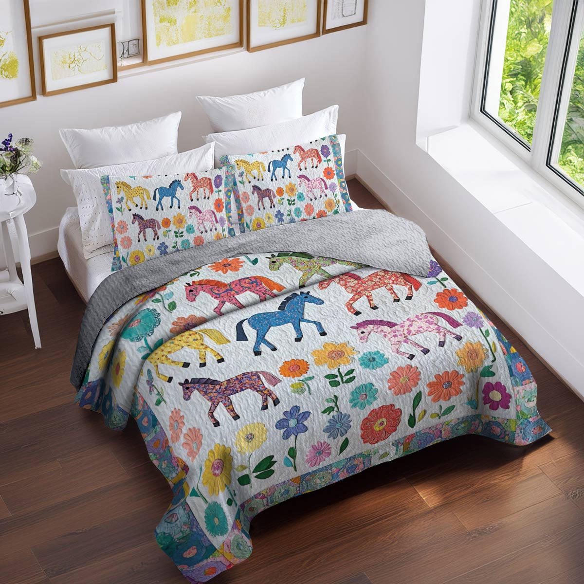 Shineful All Season Quilt 3-Piece Set Meadow Run